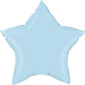 メタリックバルーン星型 パールライトブルー